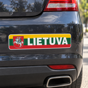 „Lietuva“ vinilinis lipdukas su Vyčiu, 2 vnt. - Image 3